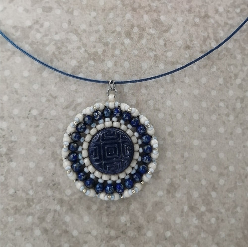 Mandala námořnická béžová — foto 2
