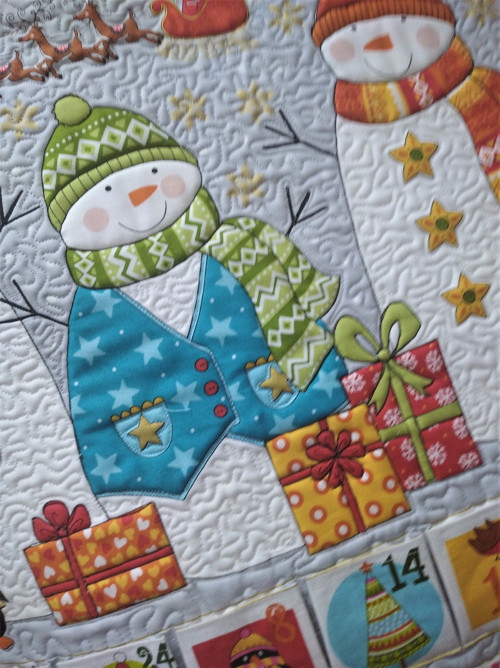 Adventní kalendář - zelené lemování — foto 2