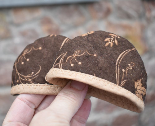 Mini chňapky - "Hnědé lístečky" — foto 3