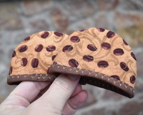 Mini chňapky - "Zrnková káva" — foto 3