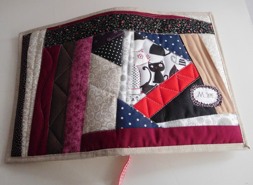 Obal na knihu - crazy patchwork — foto 2