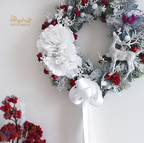 Elegantní zimní věnec — foto 3