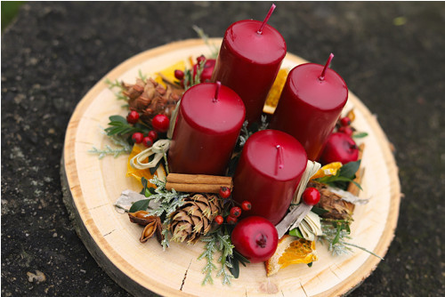 Adventní věneček vánoční klasika — foto 2