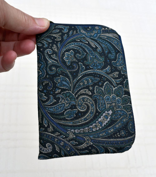 Obal na mobil - Modré paisley — foto 2