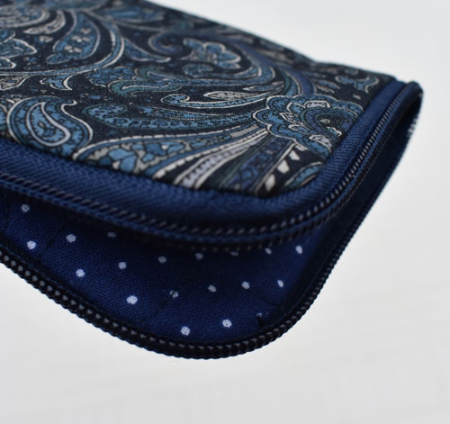 Obal na mobil - Modré paisley — foto 5