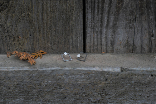 Náušnice malý - velký čtverec — foto 2