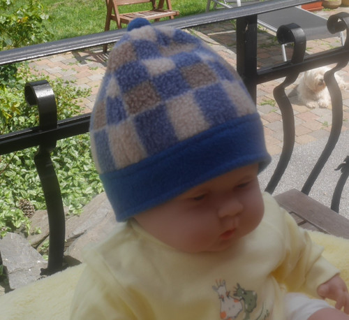 Fleece chlapecká čepička, sleva — foto 2