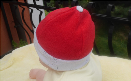 Fleece dívčí čepička pro obvod hlavy 40-42cm sleva — foto 4