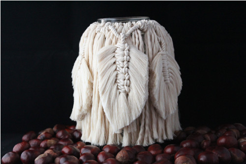 Macramé svícen 0001 — foto 3