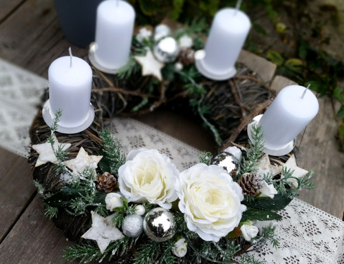 Adventní věnec "Bílé vánoce" — foto 4