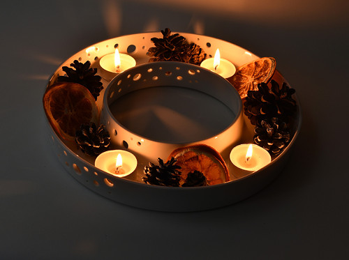 Ring - porcelánová mísa, adventní svícen — foto 6