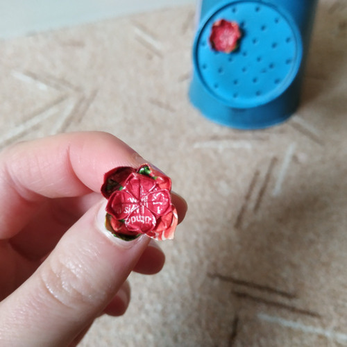 Červené s bílým nápisem — foto 2