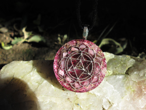 Org. šperk ,,Sri Yantra - Meridián srdce " — foto 6