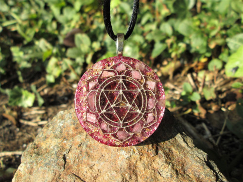 Org. šperk ,,Sri Yantra - Meridián srdce " — foto 5