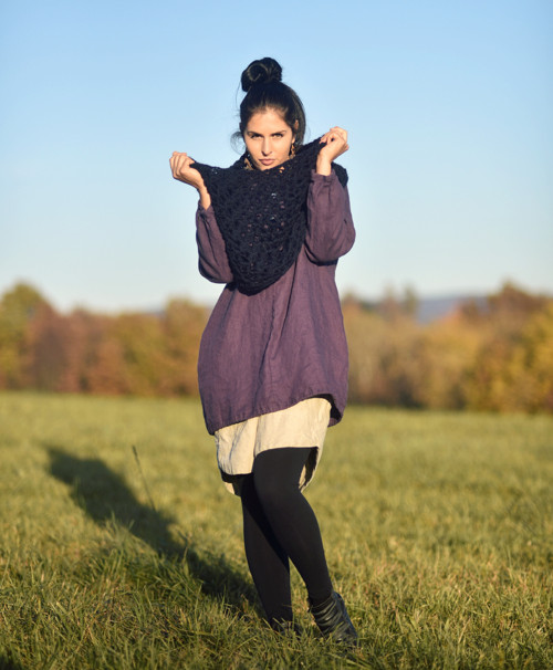 Zachumlání temně modré — foto 3