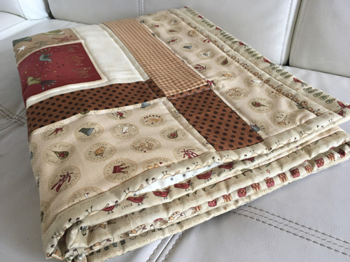 Vánoční patchworková deka — foto 2