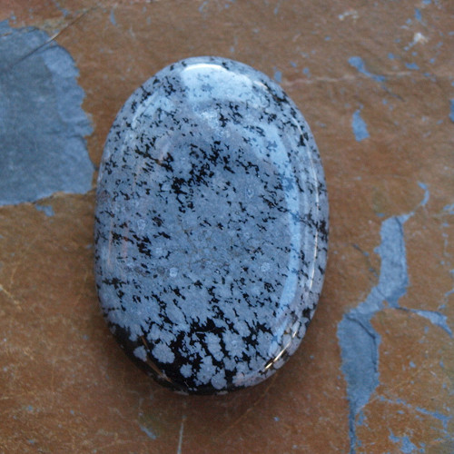 Obsidián vločkový,placka — foto 2