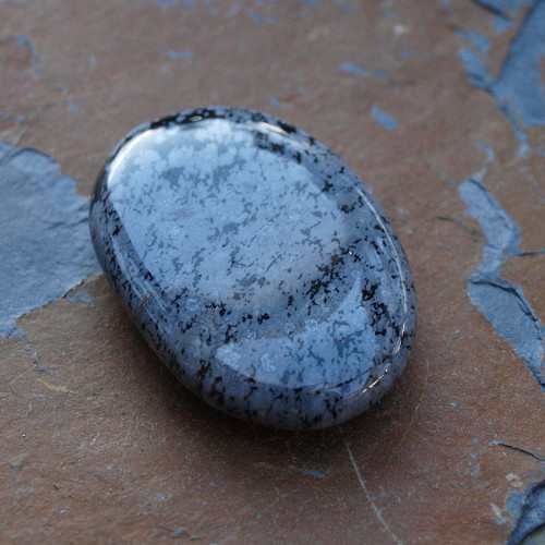 Obsidián vločkový,placka — foto 3