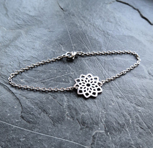 Ocelový náramek*mandala — foto 4