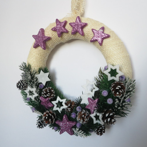 Adventní věneček závěsný — foto 2
