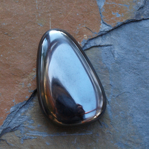 Hematit, placka 37 x 24 mm — foto 2