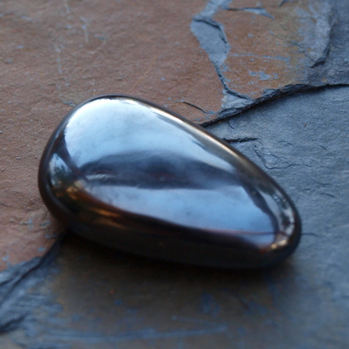 Hematit, placka 37 x 24 mm — foto 3