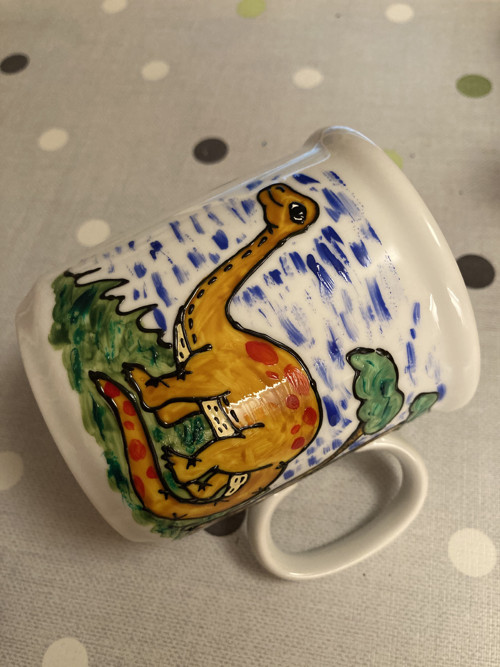 Dětský hrneček dinosaurus — foto 3