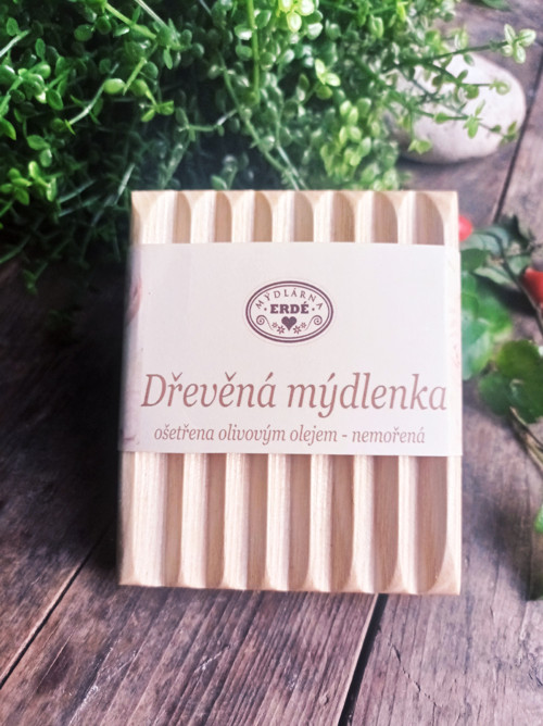 Oboustranná dřevěná mýdlenka — foto 2