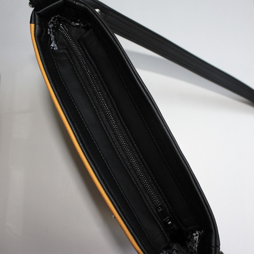 Kabelka Mogan "Black Strip" Yellow — foto 4