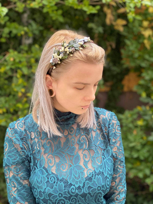 Zimní čelenka "kouzelné ráno" — foto 6