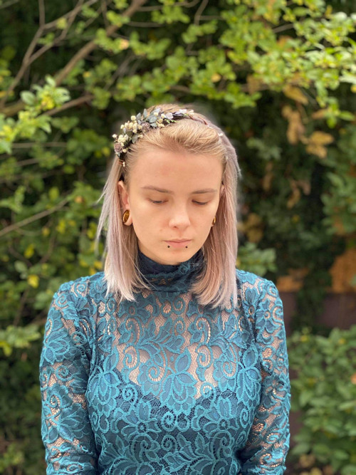 Zimní čelenka "kouzelné ráno" — foto 5