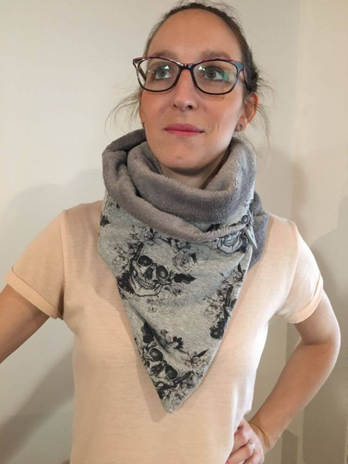 Zavinovací teplá šála — foto 2