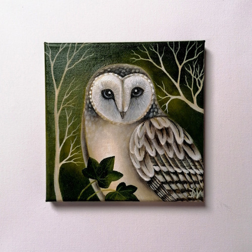 Soví kouzlo (20x20 cm) — foto 3