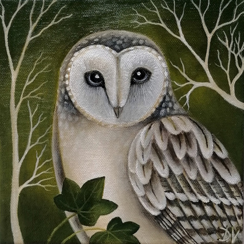 Soví kouzlo (20x20 cm) — foto 4