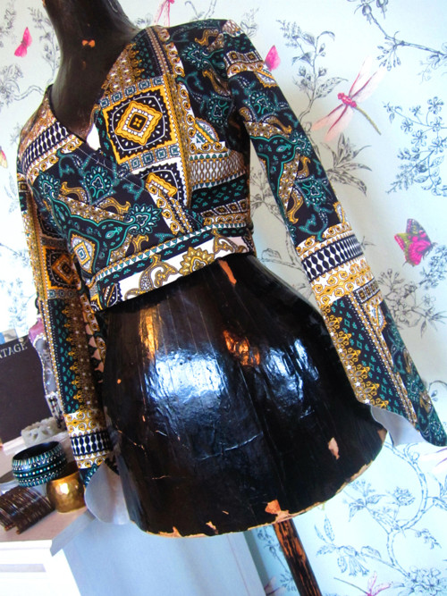 Crop top etno boho vzory — foto 4