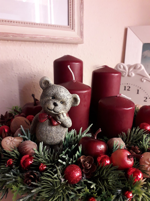 Adventní svícen košík — foto 5