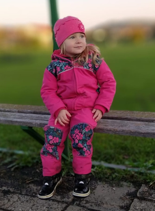 Softkalhoty - růžové s kytkami — foto 2