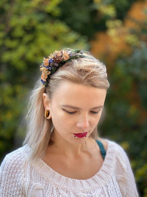 Zimní čelenka "kouzelný les" — foto 2