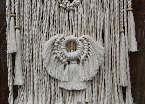 Závěsná dekorace macramé 0003 — foto 2