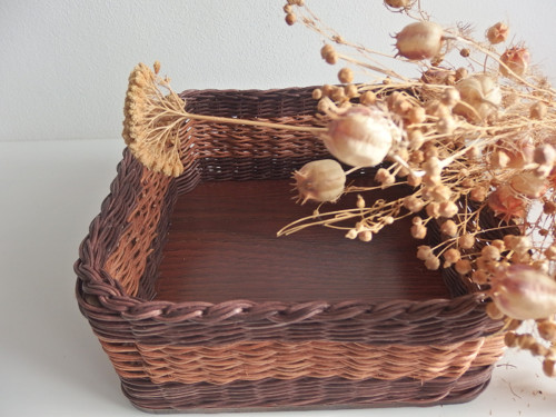 Košík v hnědých odstínech — foto 3