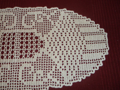 Oválná krémová dečka — foto 3