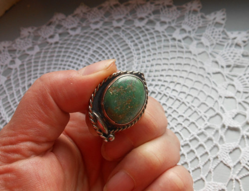 Masívní boho prsten ze stříbra — foto 3