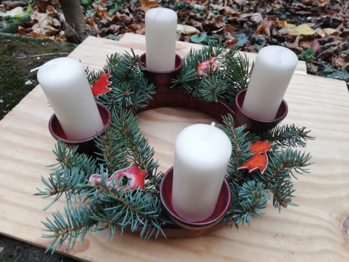 Adventní svícen "věnec" — foto 2