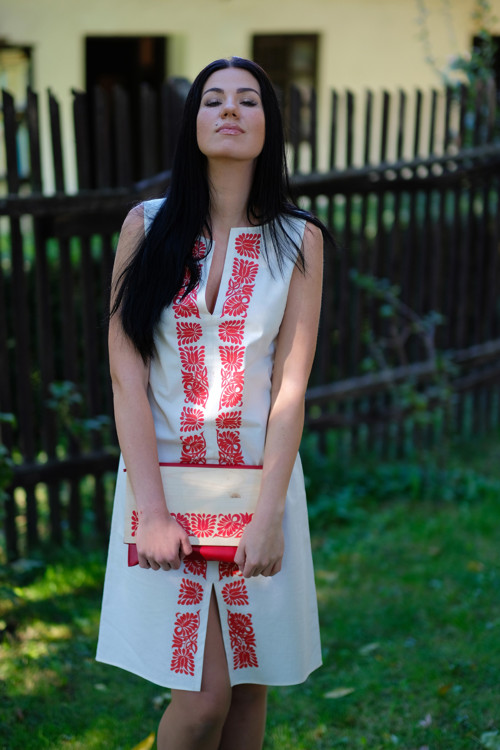 Drevená Maľovaná Kabelka — foto 3