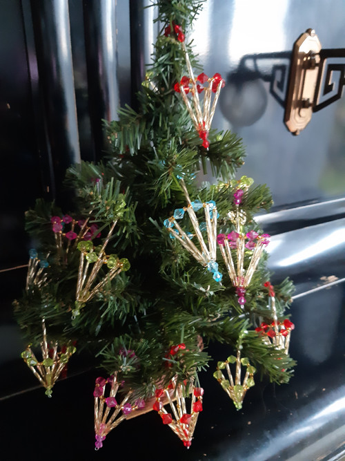 3D deštník z korálků — foto 3