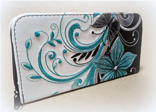 Zipová peněženka Turquoise — foto 3