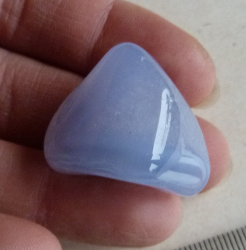 Chalcedon modrý krajkový - 3 cm — foto 2