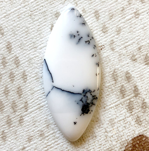 Dendritický opál kabošon DO-A002 — foto 2