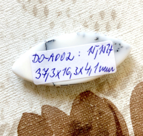Dendritický opál kabošon DO-A002 — foto 5