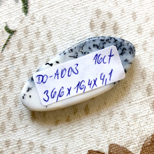 Dendritický opál kabošon DO-A003 — foto 4